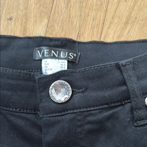 Venus Women’s Black skinny embellished Jeans 14S - Picture 2 of 4